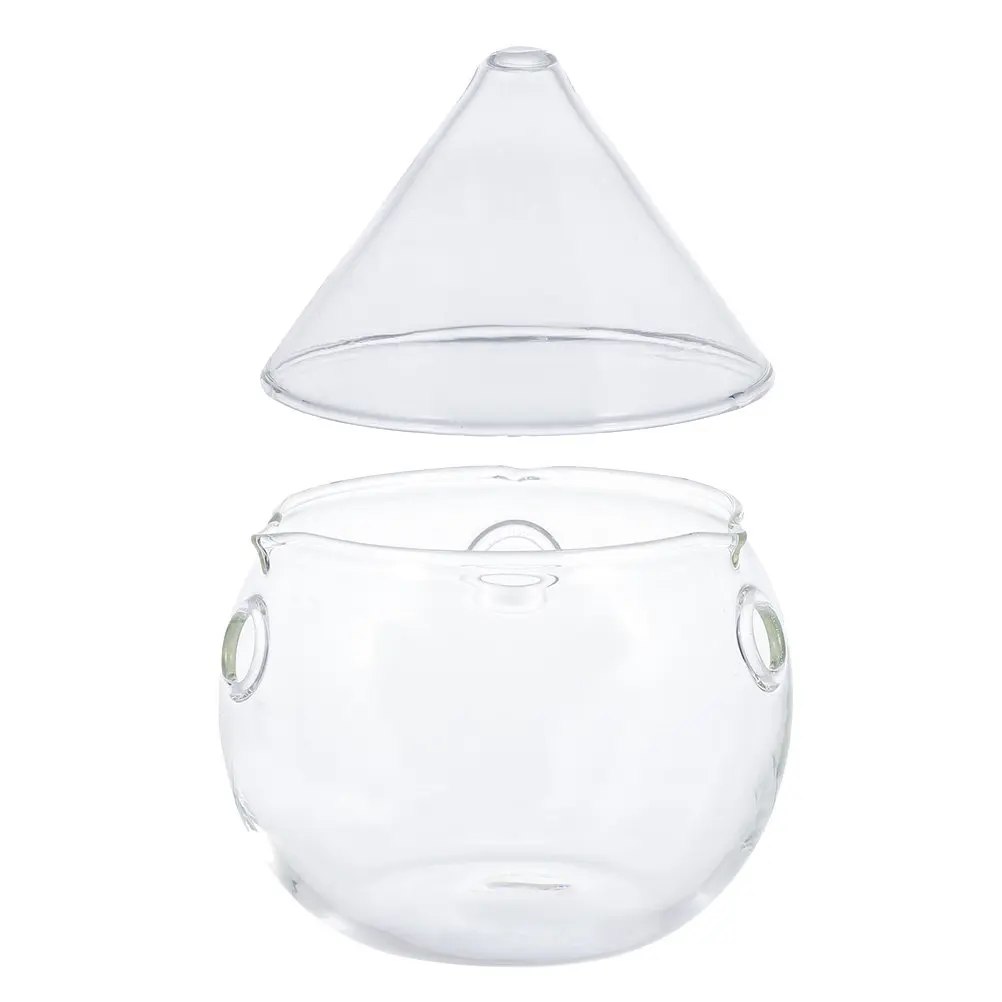 Transparent Glass Salad Bowl Food Serving Triangle Shape Fruit Vegetable Storage Food Glass Tableware for Weddings