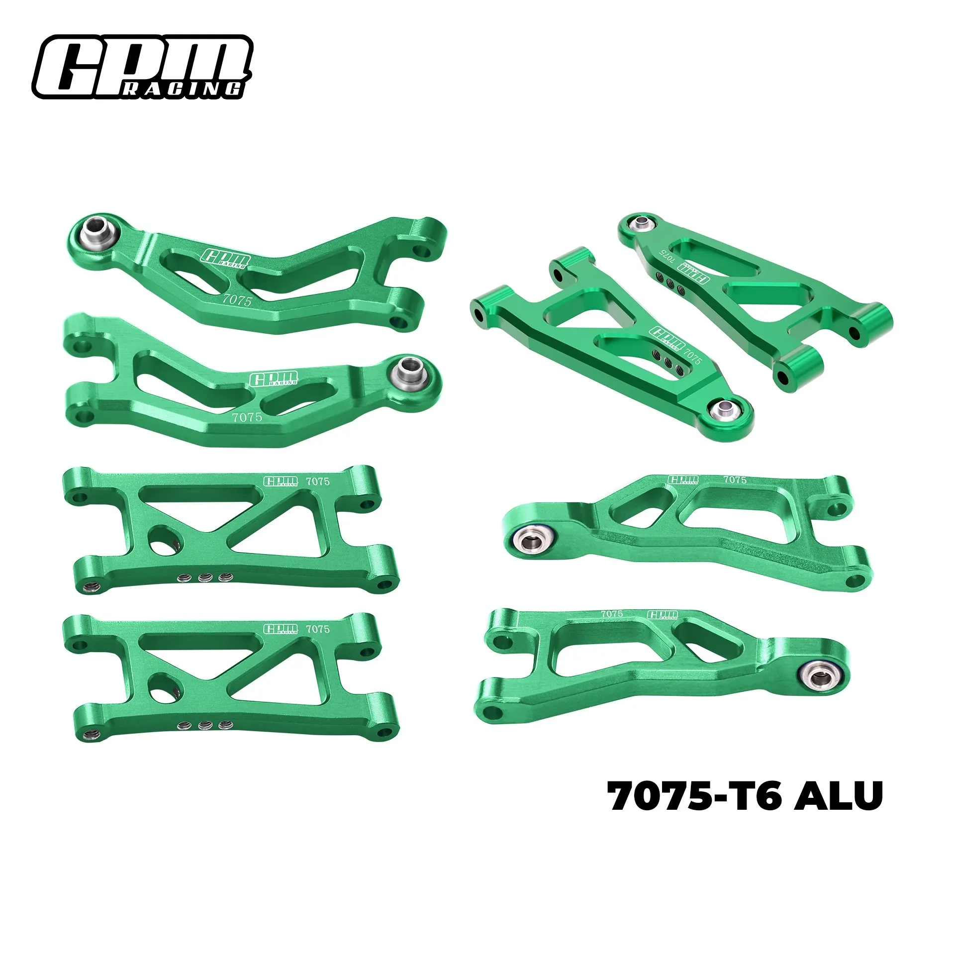 ARRMA 1/16 Little Mohave LOSI 1/12 NASCAR Aluminio 7075 (delantero+trasero) Brazo superior e inferior