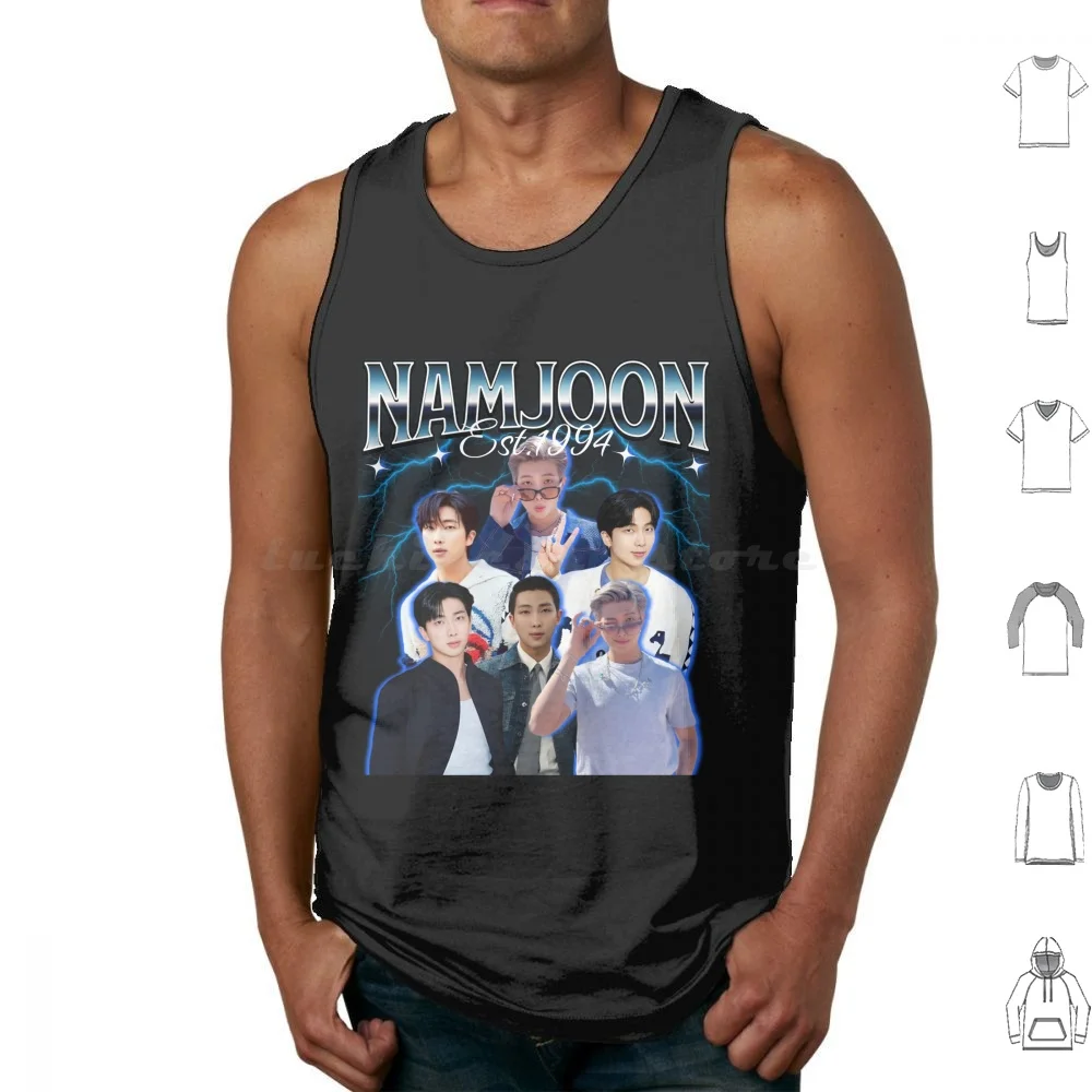 Namjoon 90s Tshirt Tank Tops Print Cotton Namjoon Kim Namjoon Rm