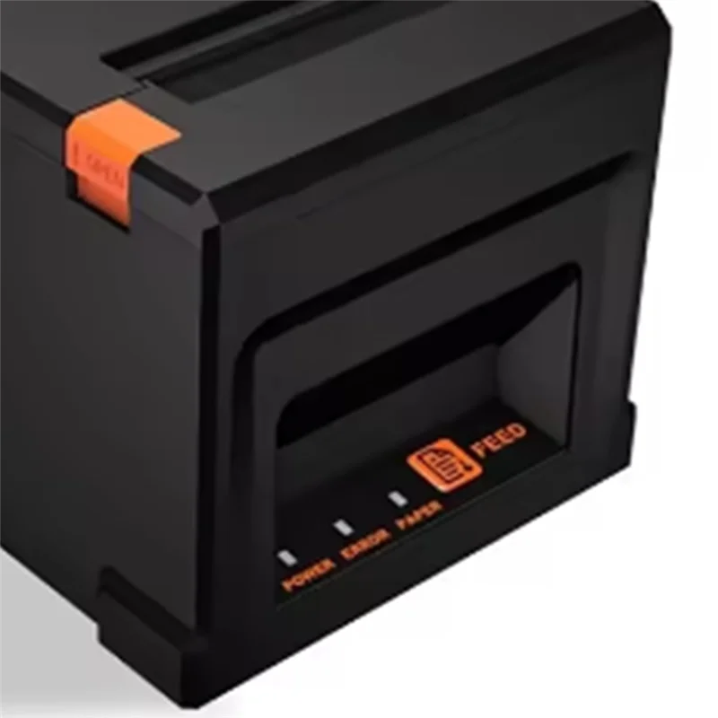 HZ-8360 80Mm Thermal Receipt Printer With Automatic Cutter USB LAN Bluetooth Connectivity For Restaurant Kitchen POS Systems