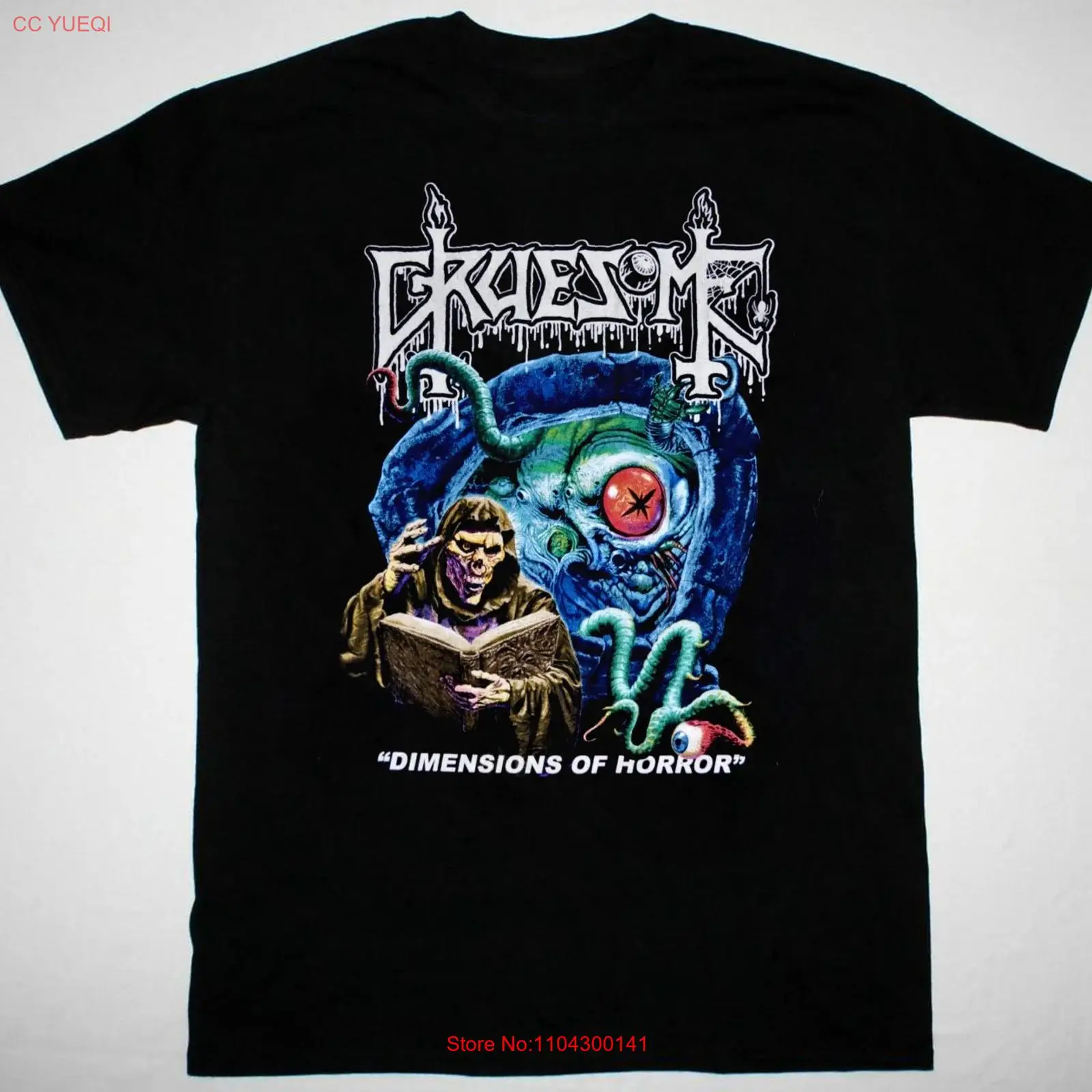 Gruesome band album Black Short sleeve T-shirt Unisex Tee S-5Xl YY1250