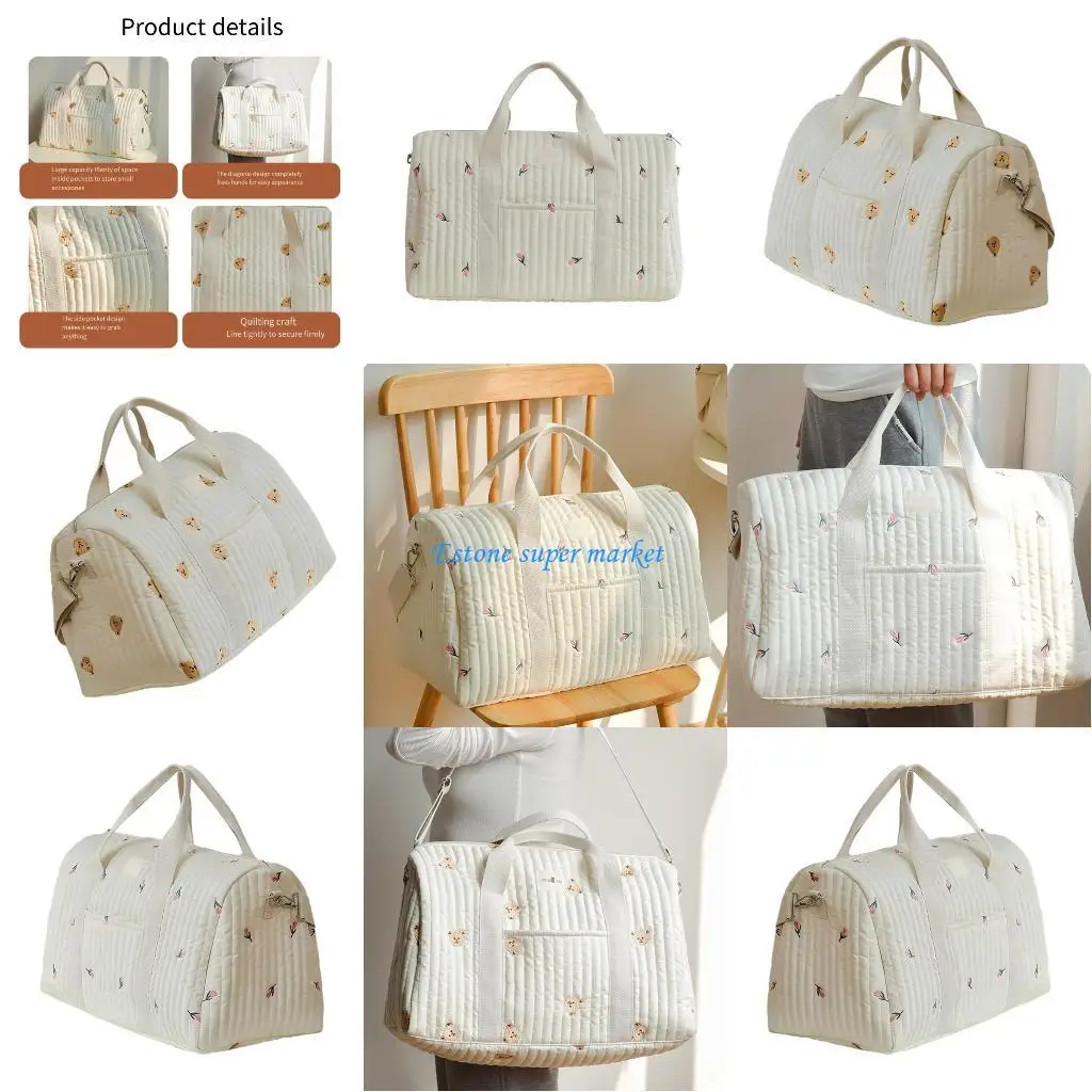 

090b просторная сумка для подгузников для мамы мягкая кожа.