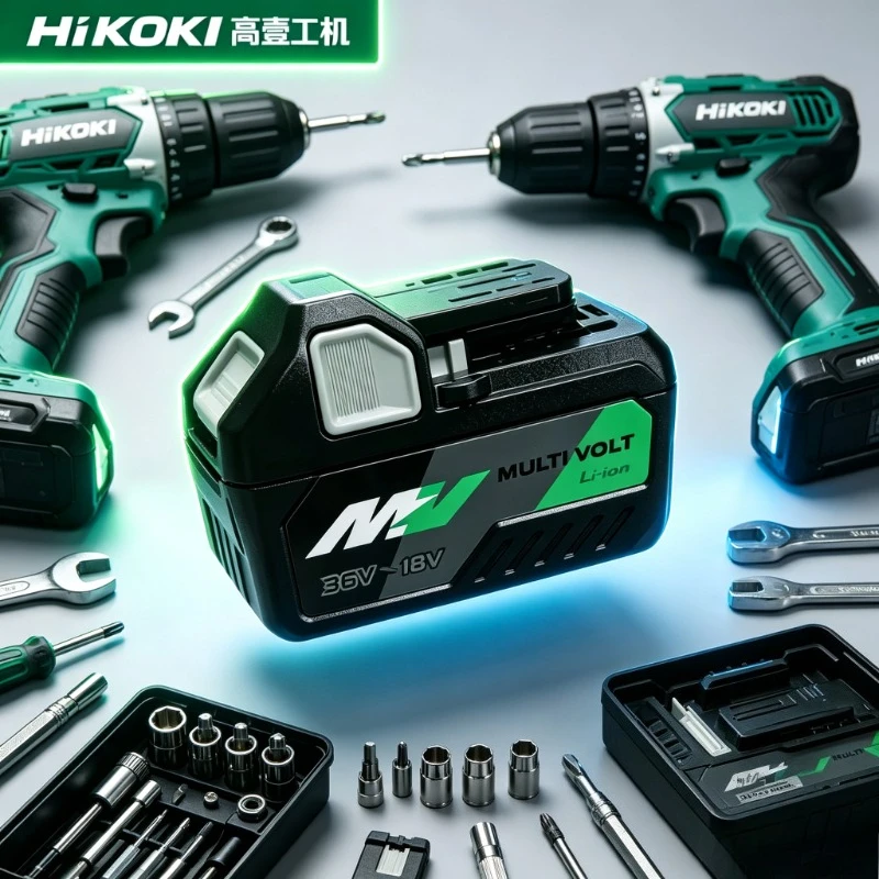 HiKOKI 5.0Ah BSL36A18 Battery With UC18YFSL Charger For Hitachi HiKOKI 36V MV Tools, Multi Volt Li-ion Slide Battery