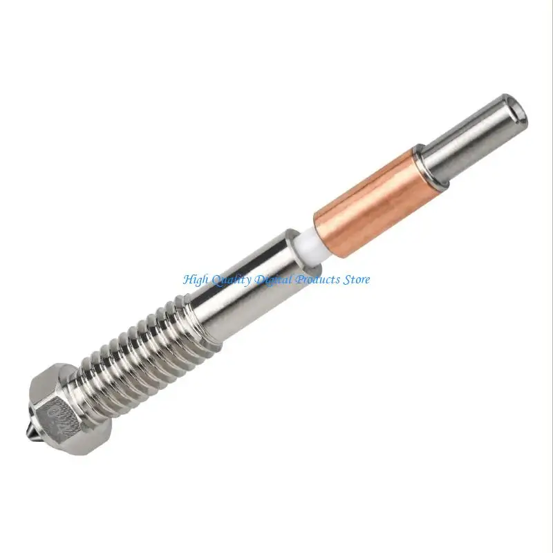 U2JE Advanced Reinforced Printer Nozzle With Polished Interior To Minimize Clogs During Long