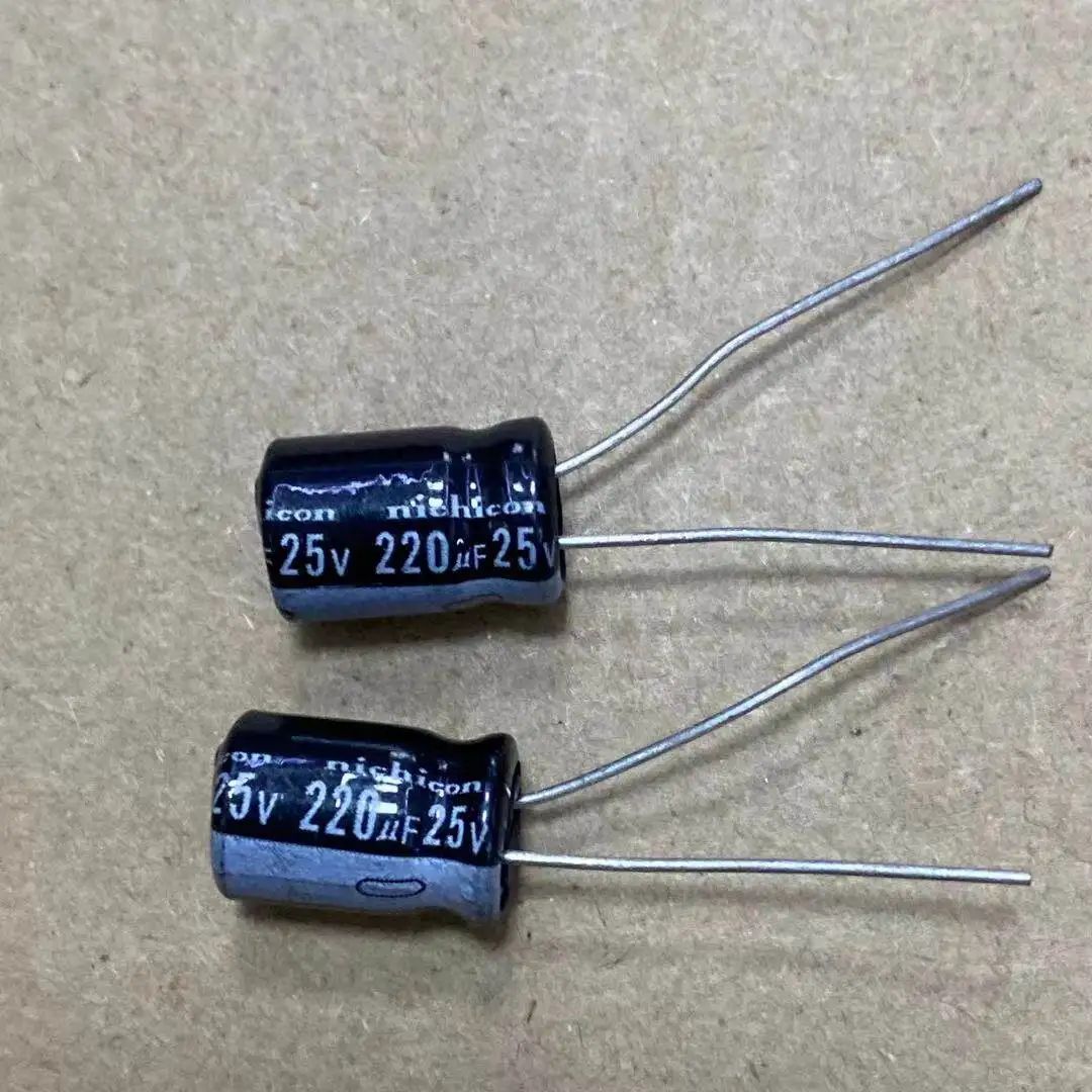 Capacitor for 25V 220UF Electrolytic  100pcs