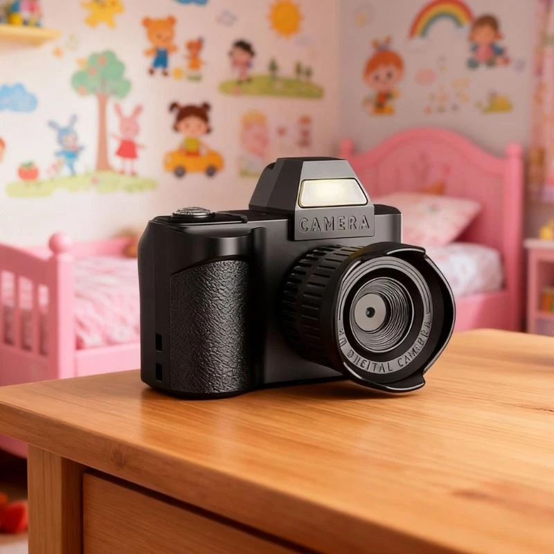 Elastomer Bảo Vệ Trẻ Máy Ảnh Kỹ Thuật Số 64MP Ống Kính 64G Thẻ Lưu Trữ Được Cài Đặt Sẵn Thường Trực Xây Dựng Cho Ngoài Trời