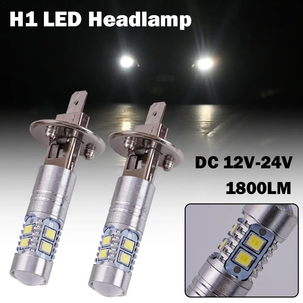 360°beam Angle H1 LED Headlamp Beam Bulbs Truck Fog Auto Light SUV Headlamp Waterproof High Temperature Resist Car Accessories