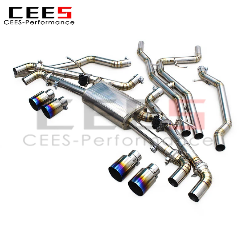 

CEES Valved Sport Catback Exhaust Pipe for PORSCHE Cayenne 958 3.6L 2011-2017 Cat back Exhaust System with Remote Control