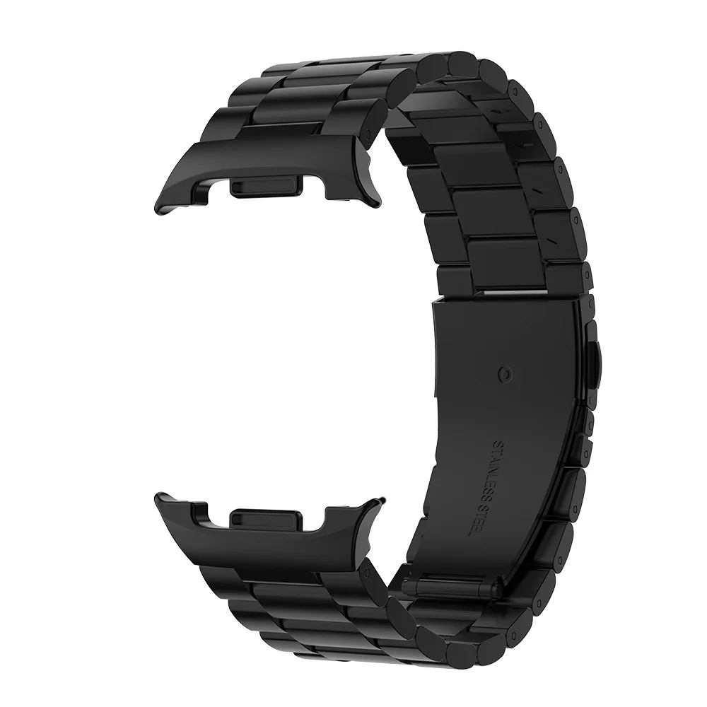 Samsung Galaxy Watch 8 44mm 40mm Ultra 2用 ステンレススチール製ストラップ ブレスレット メタル ノーギャップバンド Galaxy Ultra 8 Classic ウォッチバンド