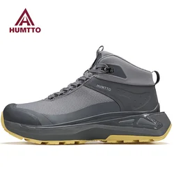HUMTTO Hiking shoes Men's waterproof hunting Boots Tactical Desert Combat Ankle trekking Boots walking travel ankle Sneakers