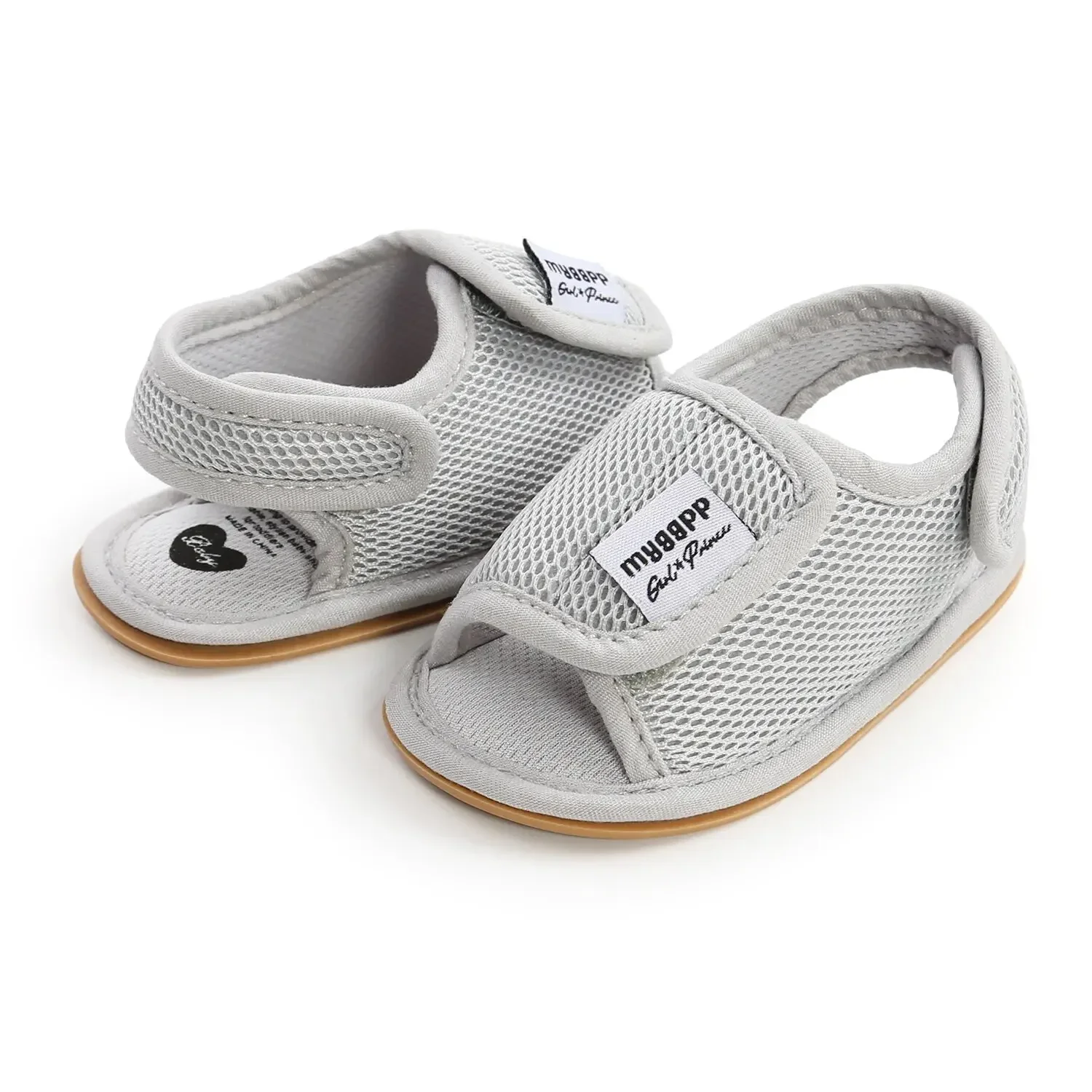 Meckior Summer Baby Shoes Boys Girls Sandals Mesh First Walker Baby Beach Sandals Infant Shoes Anti-slip Soft Rubber Sole 0-18M