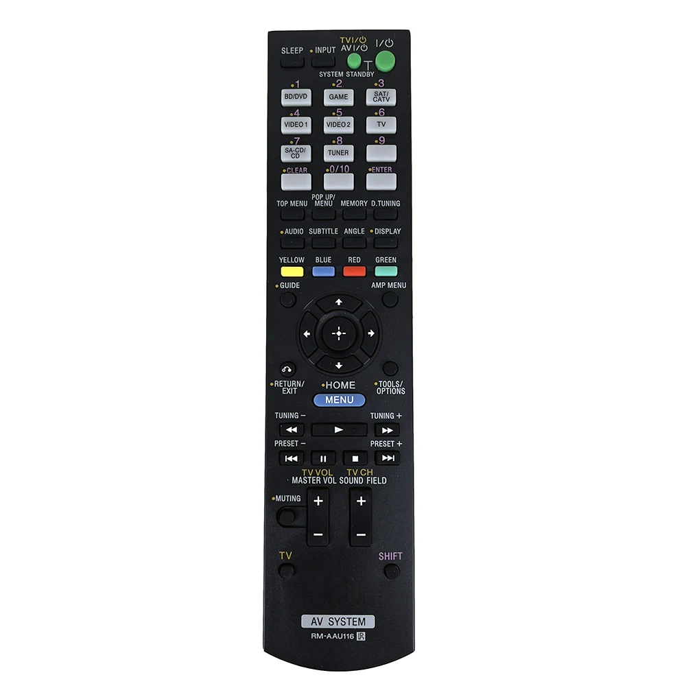 Remote Control use For Sony AV SYSTEM RM-AAU116 STR-DN850 STR-DH520 SS-SRP3500 SS-MSP3500