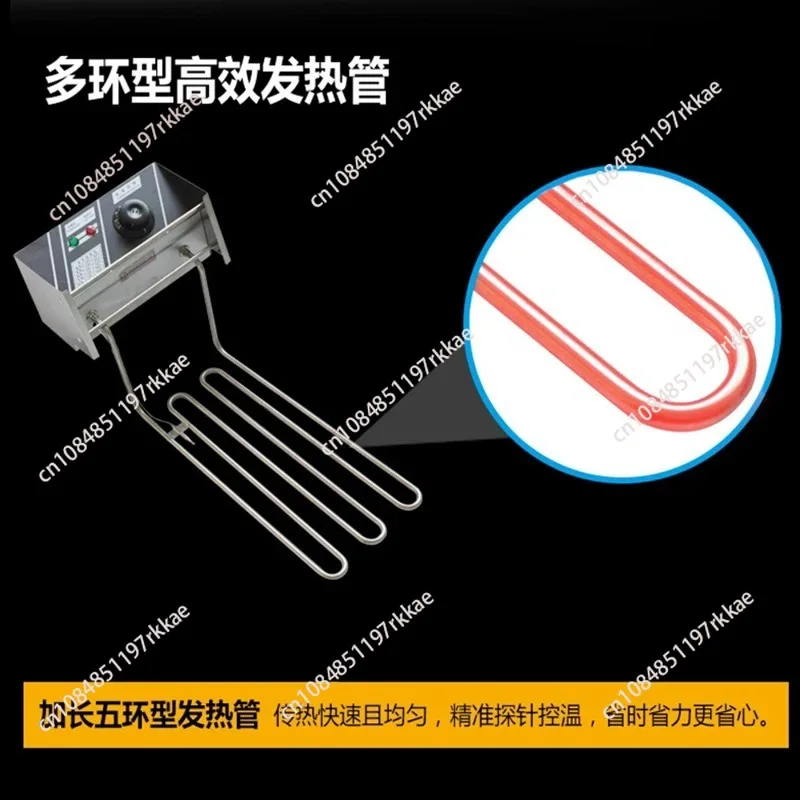 Commercial Deep Fryer Machine Single Cylinder Electric FryerLarge Capacity Electric Fryer Fried Skewers Snack Equipment - view 2