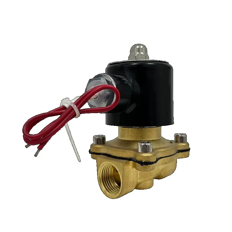 Normally closed direct-acting oil-air solenoid valve electric brass water solenoid valve