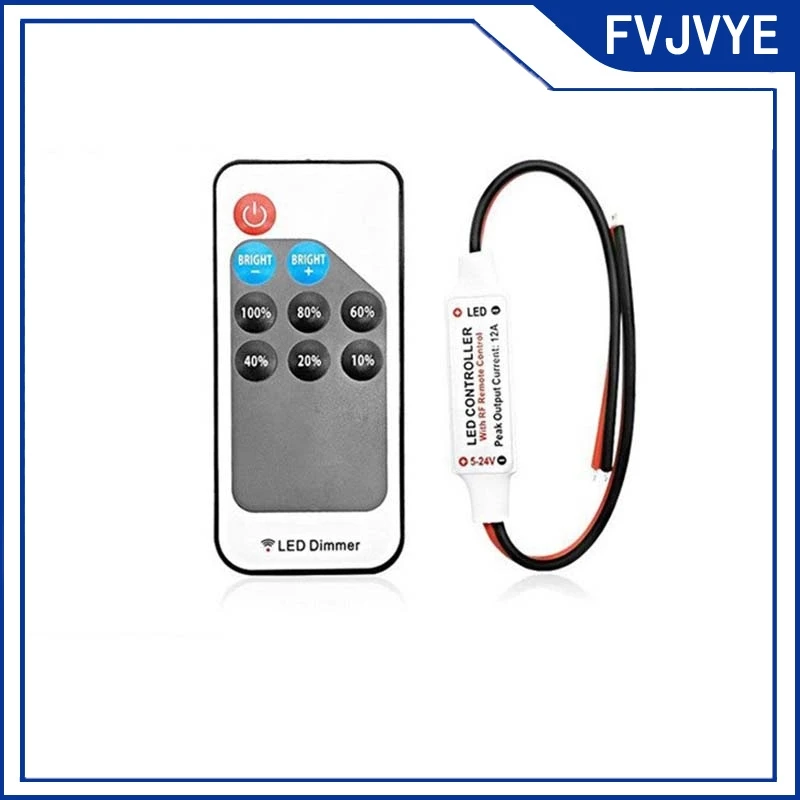 DC5 Mini 9/10/17/24Keys RF Remote Controller USB IR Remote Control Dimmer for RGB LED Strip Light Home Decor Lighting .A2