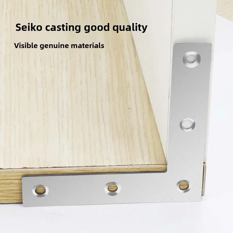 Thickened Stainless Steel T/l-shaped Furniture Corner Code Angle Ironangle Bracket Wooden Board Splicing Layer Plate Connector