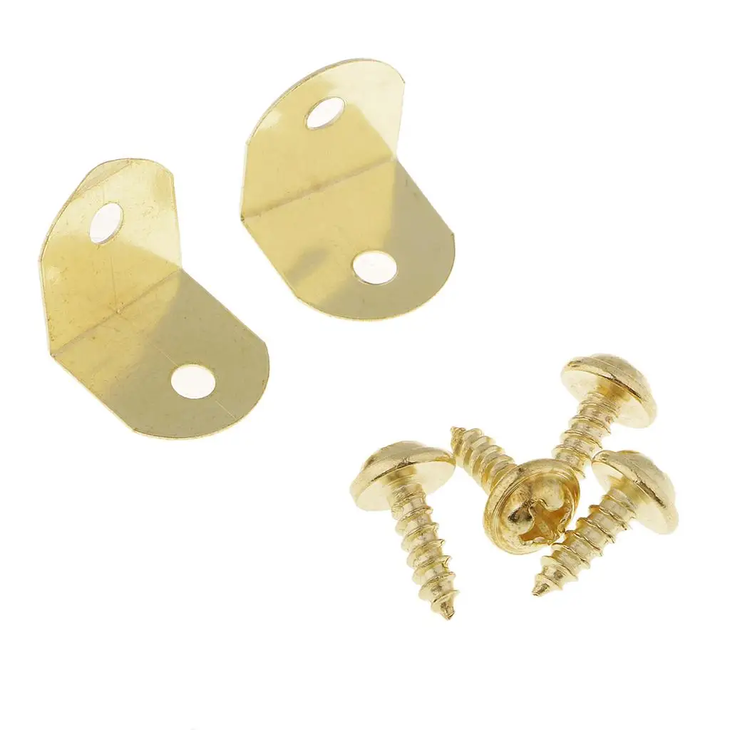 Small Gold L Shape Corner Plate Angle Bracket for Canvas Art Frame DIY Craft Hardware Supplies