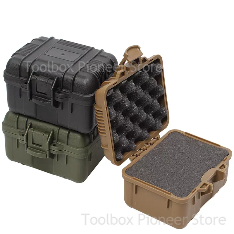 Plastic Toolbox Sealed Waterproof Equipment Box Shock-proof Instrument Case Safety Protective Tool Case Outdoor Portable Box