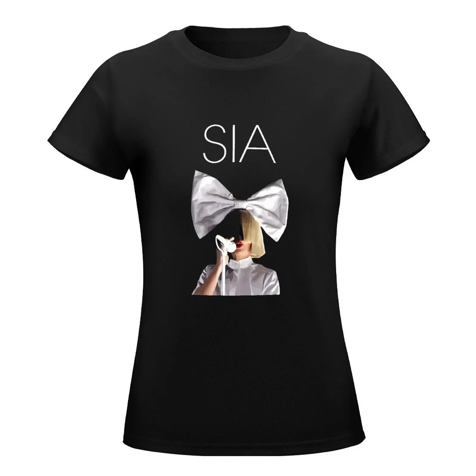 Sia Furler T-Shirt tees Aesthetic clothing oversized workout shirts for Women