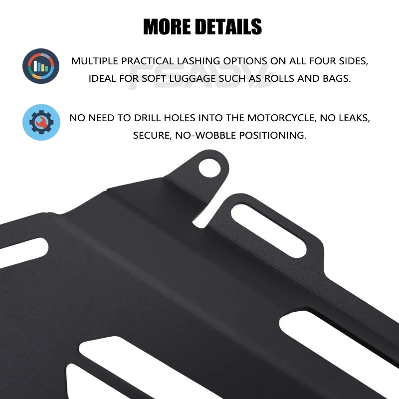 Uchwyty boczne bagażnika motocyklowego do Yamaha Tenere 700 Tenere700 XTZ700 2019+ (2025) - wsporniki kieszeni bocznych, uchwyty torby bocznych, mocowania kuferków bocznych