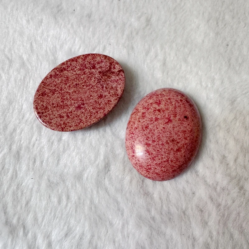 Very Nice Red Imperial Jasper Stone Stone 30*40mm Oval Gem Stone Jewelry Cabochon Pendant for stone jewelry making 6pcs/lot