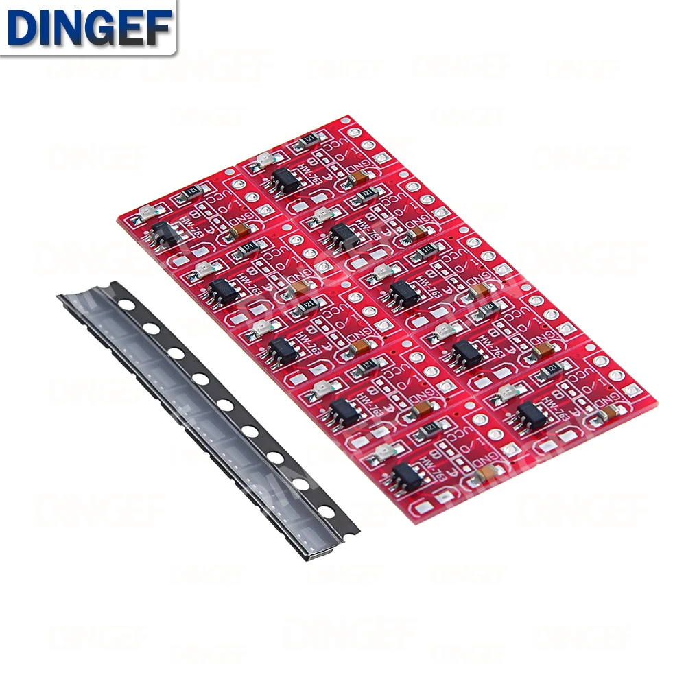 

10 шт./лот, новый модуль сенсорной кнопки TTP223, конденсатор, одноканальный самоблокирующийся сенсорный переключатель, датчик SOT23 dingef