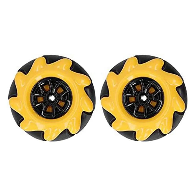 ABGR-2X Mecanum Wheel 48 мм Всенаправленное колесо Умный робот Автомобильные аксессуары Компоненты игрушек «сделай сам»