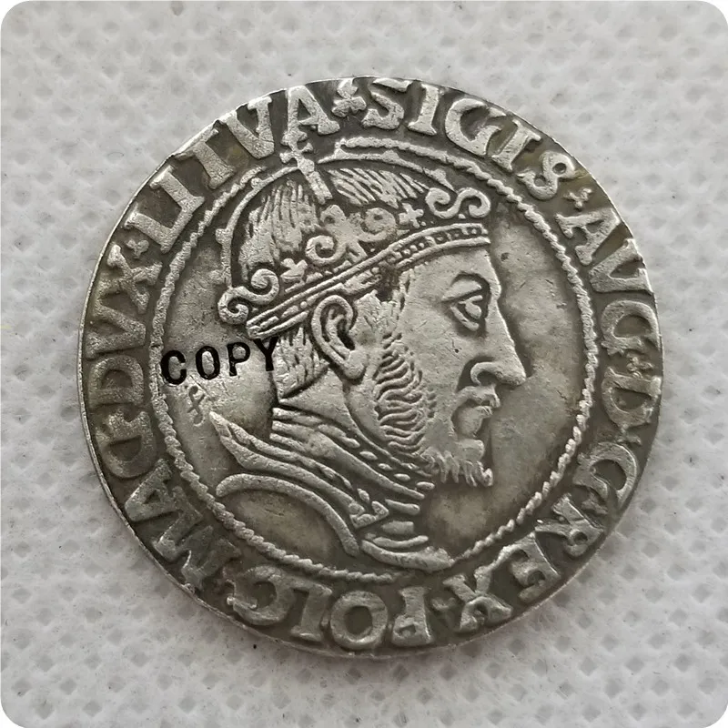 Poland - Litva : VI GROSS 1547 - SIGISMUND Copy Coin commemorative coins-replica coins medal coins collectibles