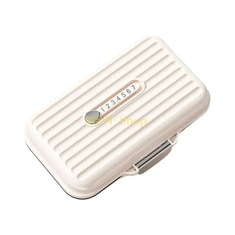M89F Pills Case with 7 Compartments Travel Pills Box Box Jewelry Storage Box