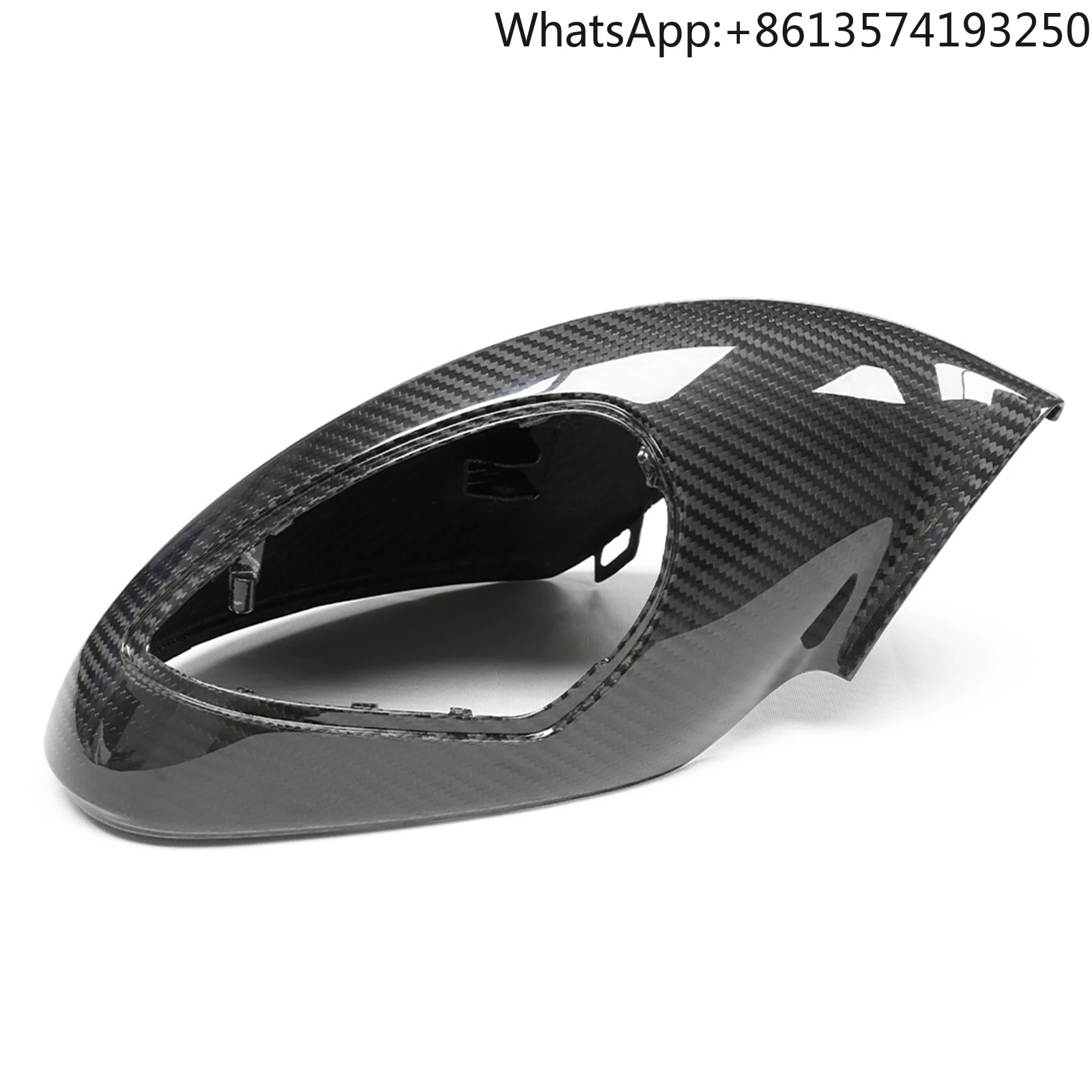 

For Porsche 991 Sport 991.2 GT2 GT3 Rear View Mirror Cover Cap Real Dry Carbon Fiber Replacement Exterior Side Rearview Shell