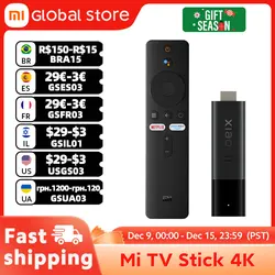 In stock Global Version Xiaomi Smart TV Stick 4K Android 11 Portable Streaming Media Multi Language BT5.0 TV Dongle