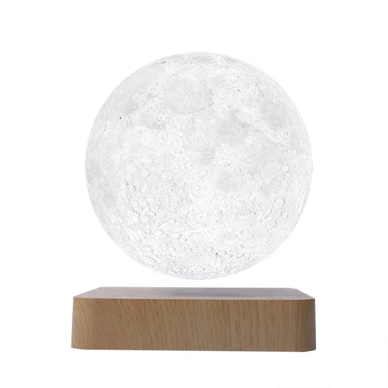 HCNT Levitation Moon light home decoration 3-D Printing Lunar Lamp birthday gift