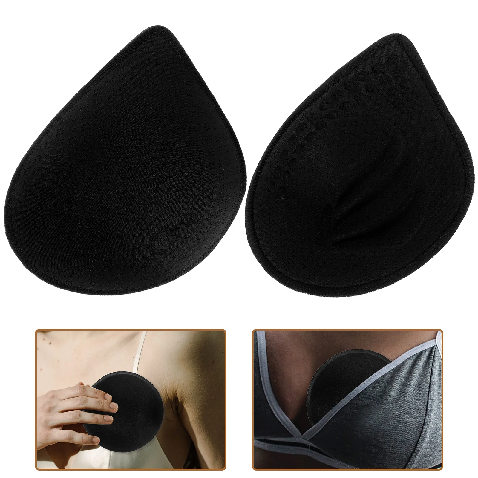 

Locked Sponge Pad Coasters Pads for Bras Mat Inserts Removable Nylon Padded Nurse Padding