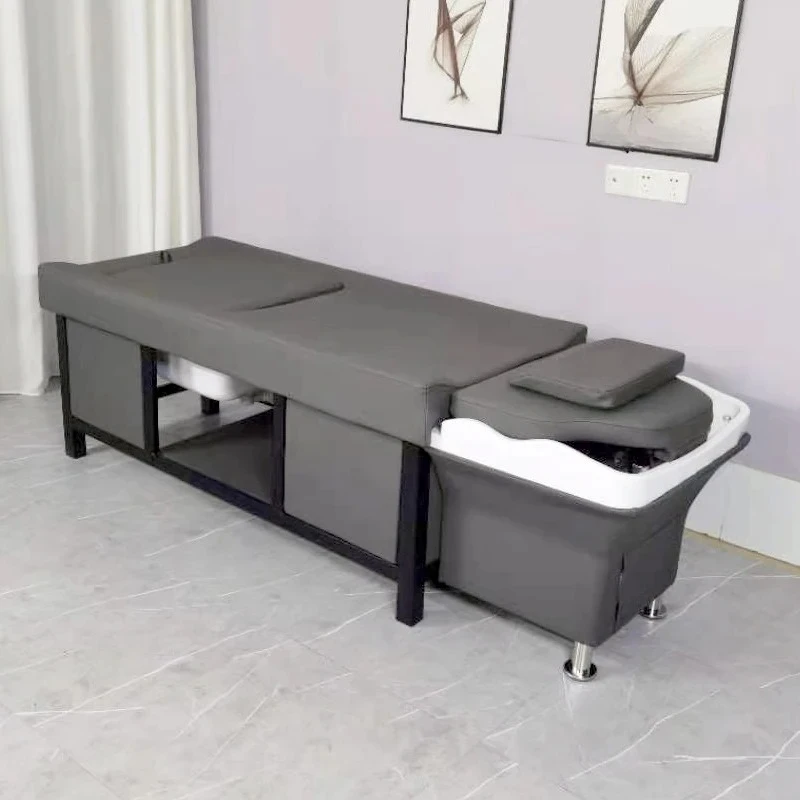 Foot therapy Hair therapy Shampoo bed Water circulation Barber shop Special massage Fumigation Hair salon Integrated flushing