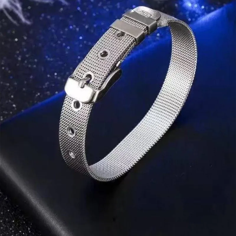 European and American Punk Style Metal Watch Strap Bracelet Female Fashion Stainless Steel Cold Style Jewelry