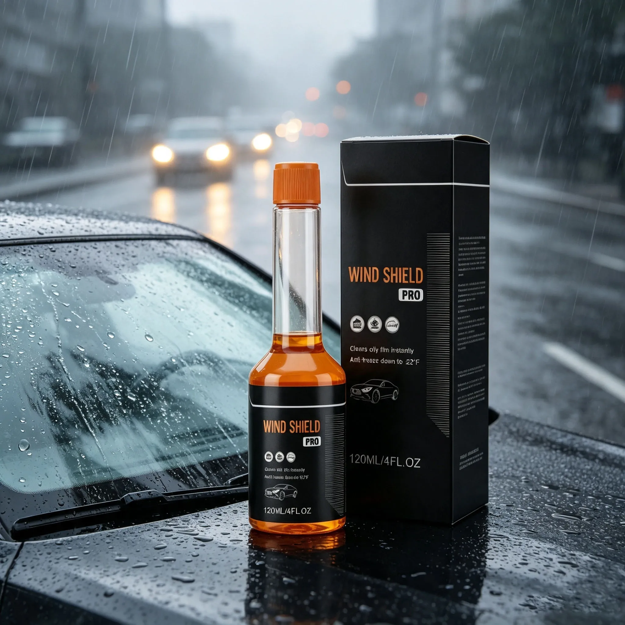Car Glass Cleaner Oil Film Remover Anti-Glare Driving Eliminate Wiper Noise Waterproof Anti Rain Windshield Mirror Polish Liquid