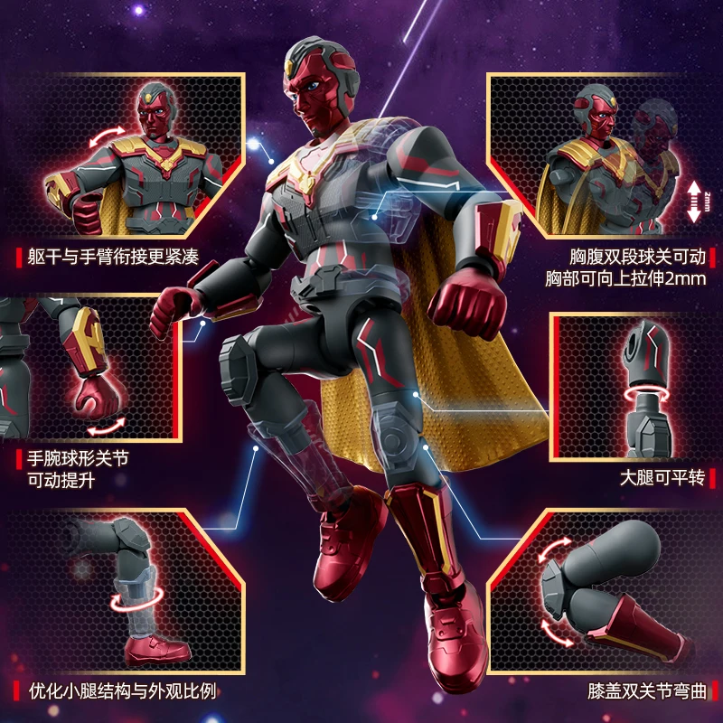 BLOKEES Marvel Heroes Building Blocks Man Multi Star Edition Phase 4 Iron Man Assembly Model Desktop Ornament Toy Model view 5