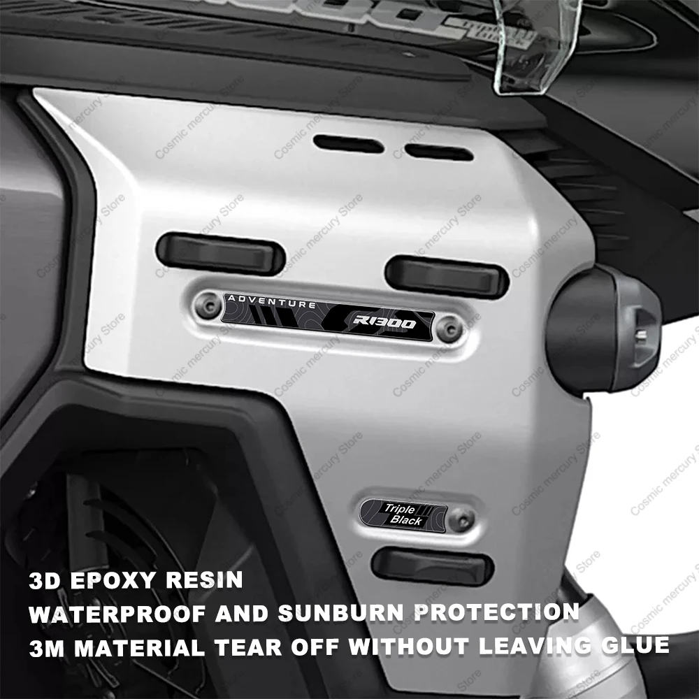 3D Epoxy Resin Protective Sticker Motorcycle Kit Tank Pad Sticker For BMW R 1300 GS Adventure 2025