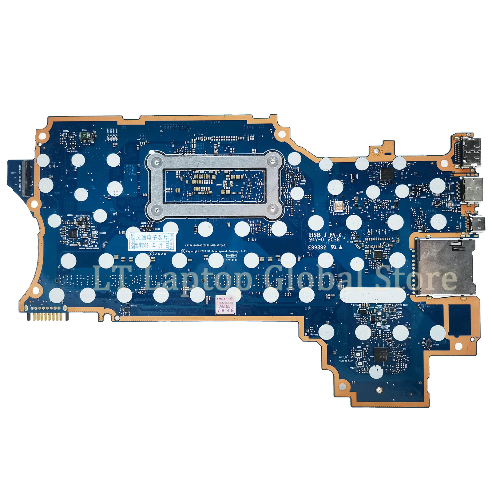 Motherboard Motherboard Notebook untuk HP X360 14-DW M21492-601 Laptop M21493-601 Mainboard CPU I3 I5 I7 11th Gen