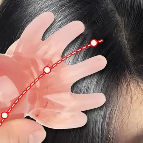 

Resin Octopus Head Massager Meridian Scraping Scalp Massage Brush Acupuncture SPA Gua Sha Health Care Tool