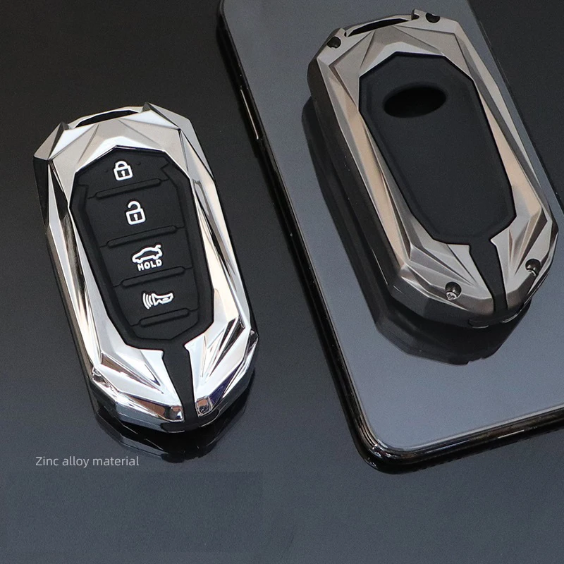 Zinc Alloy Car remote Key fob Case Key cover For KIA K9 Cadenza K7 3/4 button Smart Remote Key