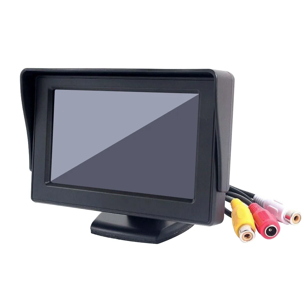 43-inch Monitor Rear View Car Headrest Monitors LED Screen Video Input Rearview