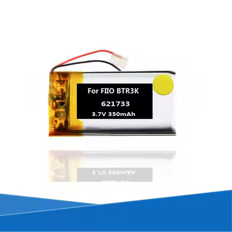 Original Replaces 350mAh 621733 Battery For FIIO BTR3K Clip Earphone Handsfree