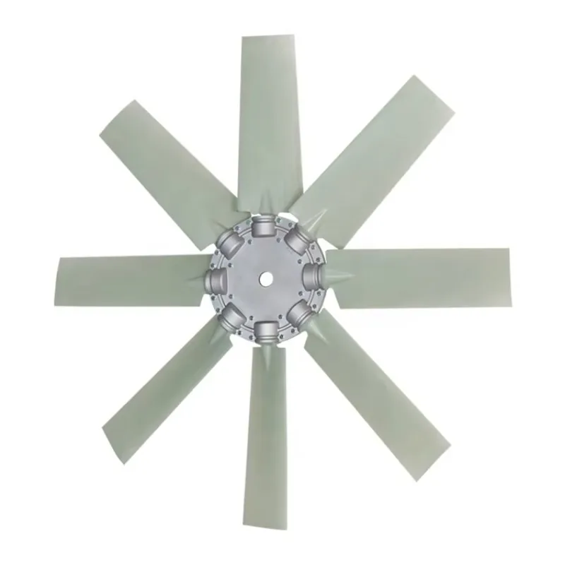 KEYLEADER 8 Blades Nylon Adjustable Angle (20-50) Axial Fan Blades For Construction Machinery Generator