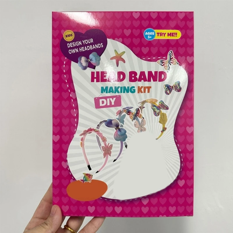 Mädchen-Prinzessin-Stirnband-Set-Kollektion, sicheres und langlebiges Prinzessin-Schmuckkästchen-Spielzeug, zum kreativen