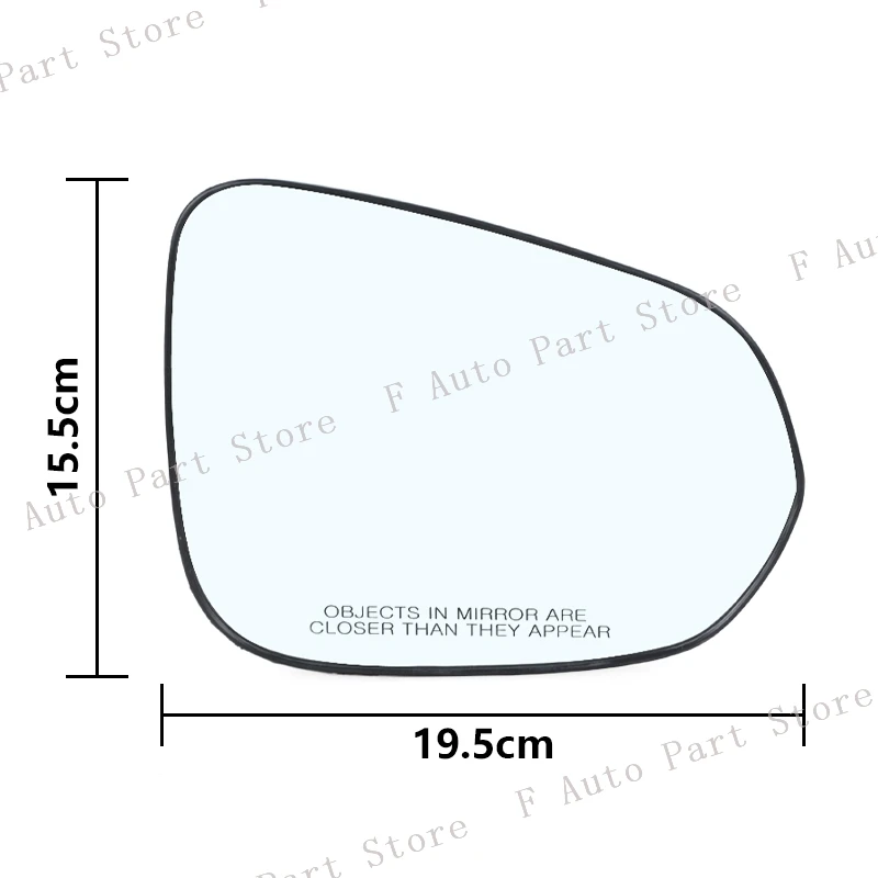 For Lexus RX 350 350l 450h 450hl 2016-2020 NX 200t 2015-2020 Side Mirror Lens Glass Exterior Rearview Mirror Frame Case House