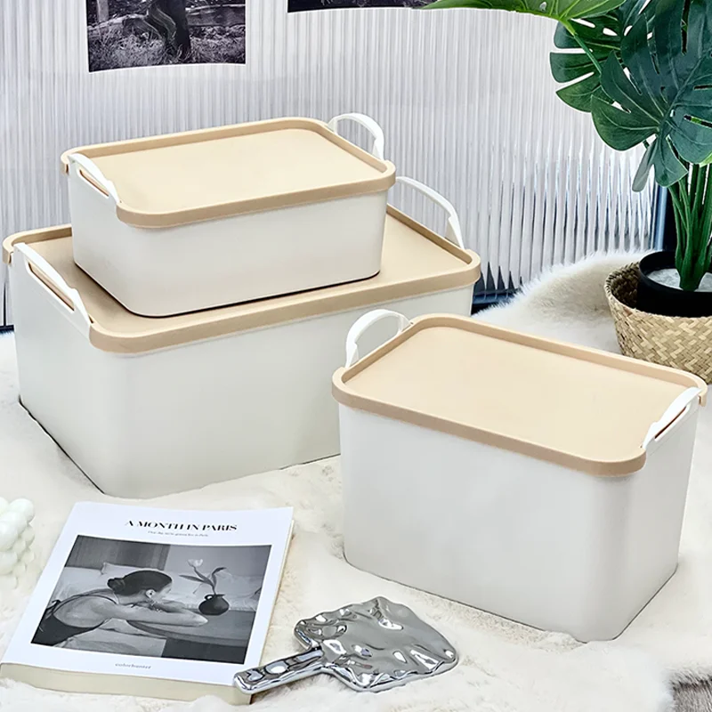 

Storage Box with Handles for Closet, Multi-Function Home Organizer, Floor Storage Bin for Blankets and Miscellaneous Items