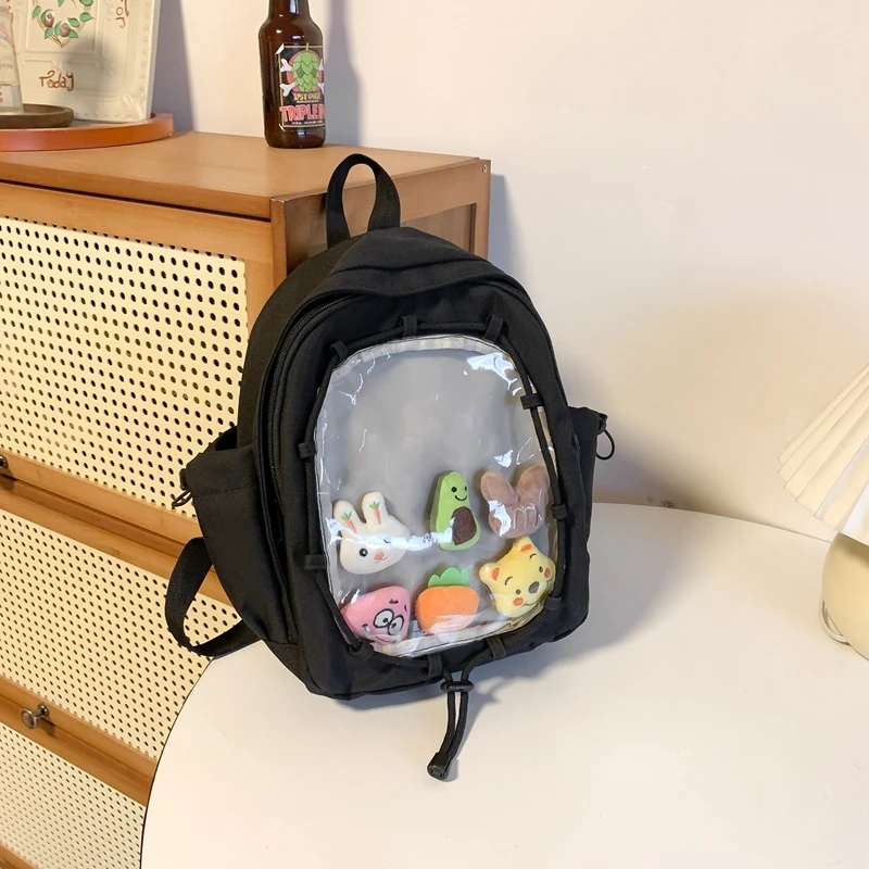 Mochilas de nylon casuais com alça macia para mulheres, compartimento interior sacos de grande capacidade zíper com alça macia, venda quente, 2024