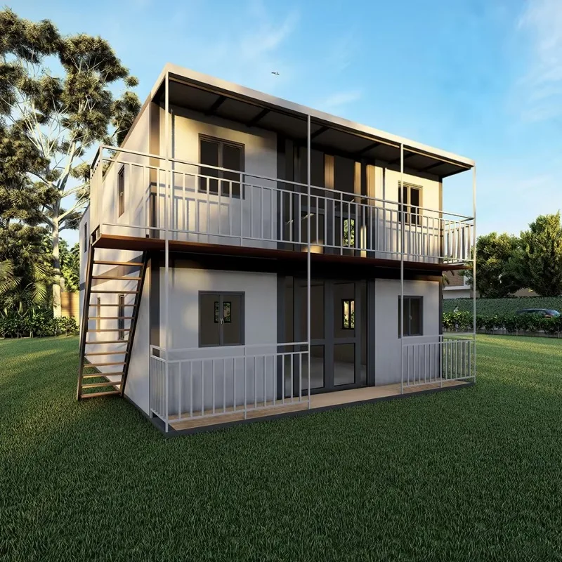 Modern Minimalist Foldable Container House Smooth Exterior Wall Anti Scratch Wear Resistant Modular Home Fashion Appearance