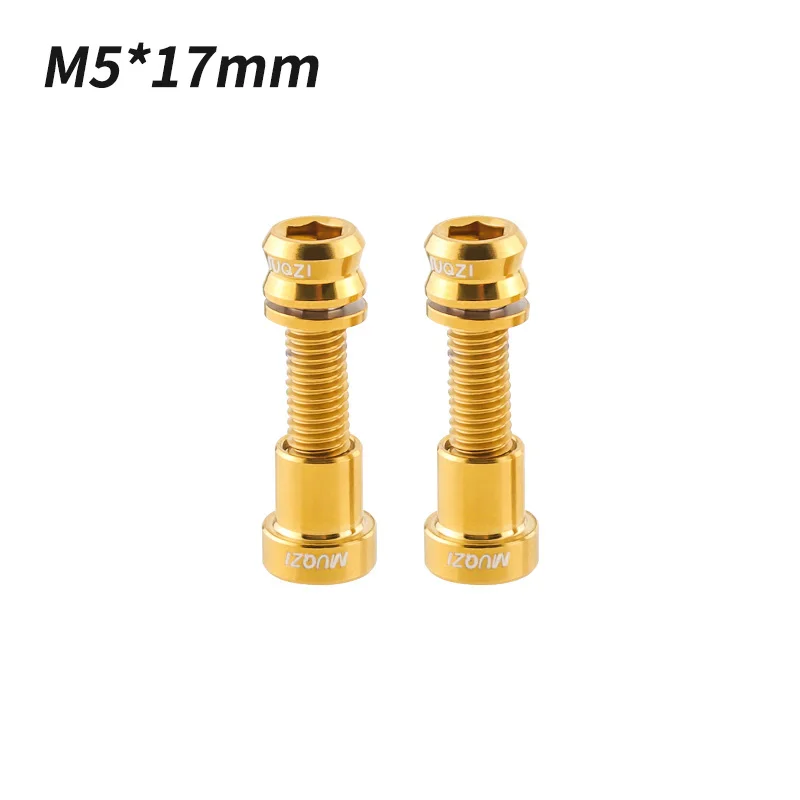 Muqzi Titanium Schroef M 5X17 19Mm Stuurbout Racefiets Stuurstuurpen Bout